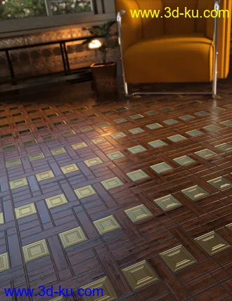 3D打印模型Parquet Flooring Shaders Vol 3的图片