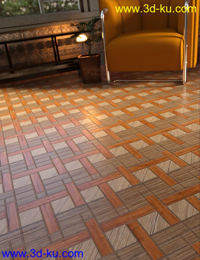 Parquet Flooring Shaders Vol 3模型的图片7