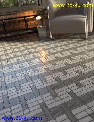 3D打印模型Parquet Flooring Shaders Vol 3的图片
