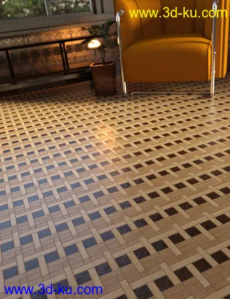 3D打印模型Parquet Flooring Shaders Vol 3的图片