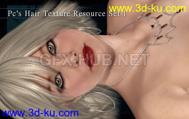 Pc's Hair Resource Texture Kit Set 1模型的图片1