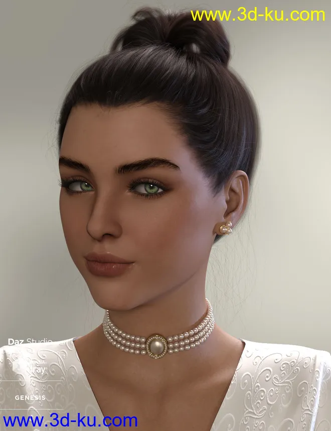 Pearls, Pearls, Pearls for Genesis 8 and 8.1 Females模型的图片3