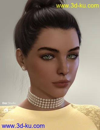 3D打印模型Pearls, Pearls, Pearls for Genesis 8 and 8.1 Females的图片