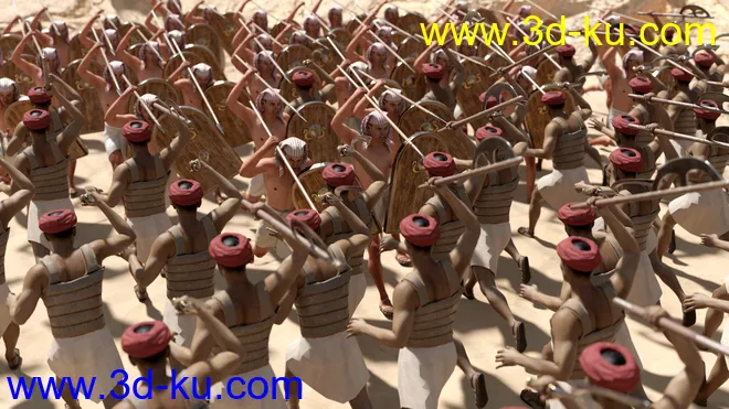 Pharaoh At War Characters and Outfit for Genesis 8 Male模型的图片6