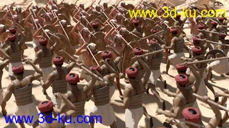 3D打印模型Pharaoh At War Characters and Outfit for Genesis 8 Male的图片