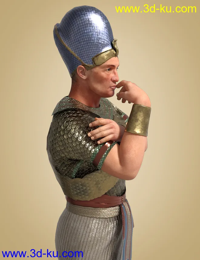 Pharaoh At War Characters and Outfit for Genesis 8 Male模型的图片11