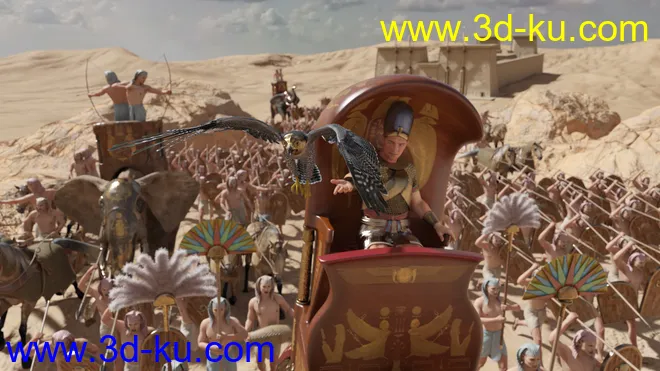 Pharaoh At War Weapons Props and Poses模型的图片2