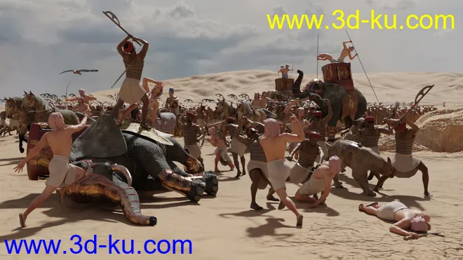 Pharaoh At War Weapons Props and Poses模型的图片5