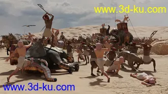 3D打印模型Pharaoh At War Weapons Props and Poses的图片