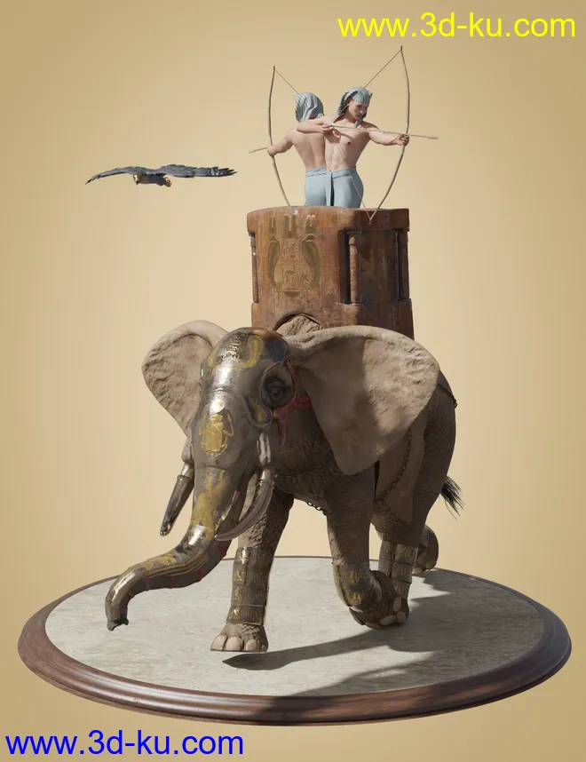 Pharaoh At War Weapons Props and Poses模型的图片11