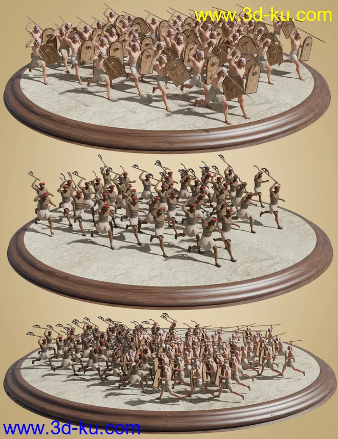 Pharaoh At War Weapons Props and Poses模型的图片13