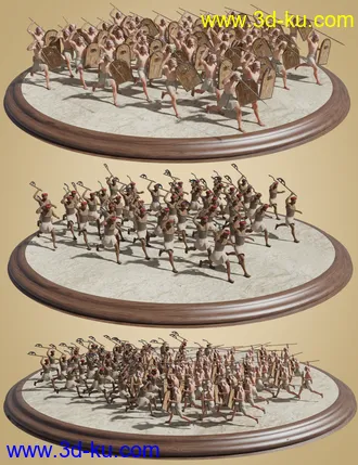 3D打印模型Pharaoh At War Weapons Props and Poses的图片