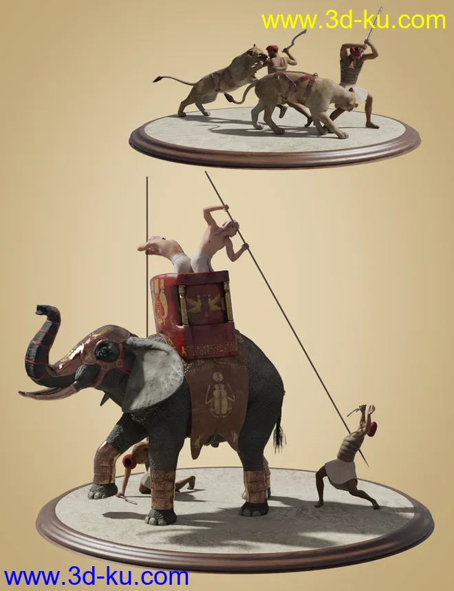 Pharaoh At War Weapons Props and Poses模型的图片15