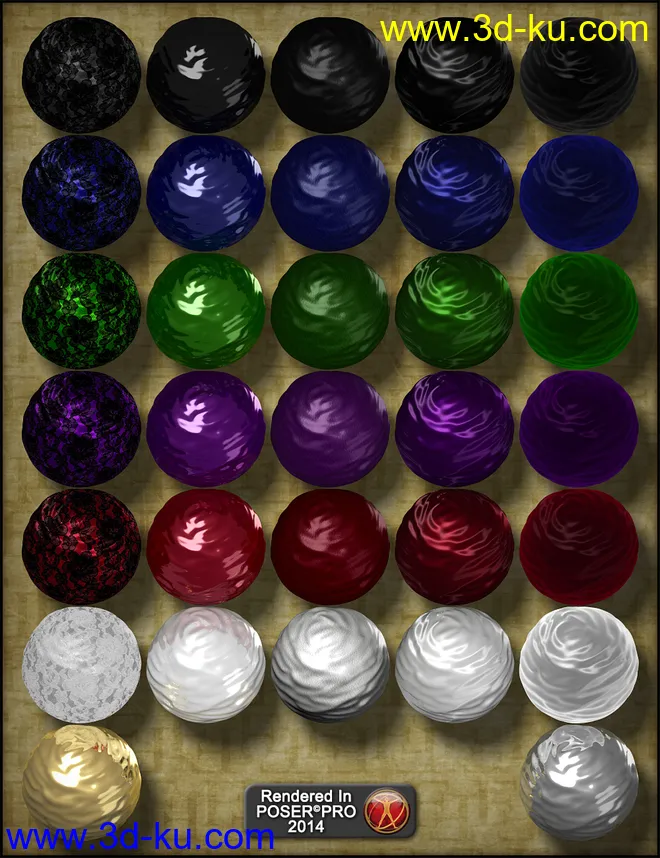 Phoebe's Fancy - Shaders for DAZ Studio and Poser模型的图片1