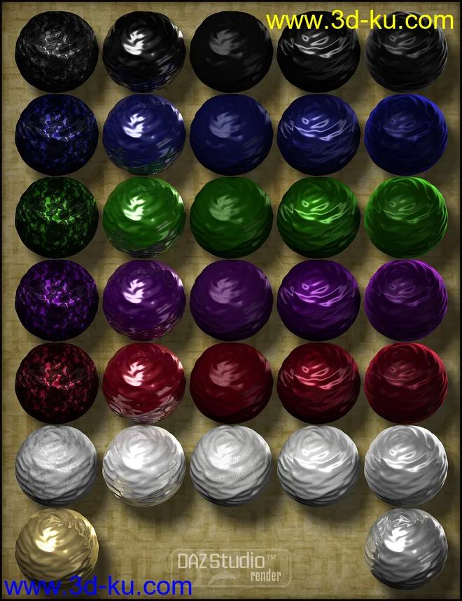 Phoebe's Fancy - Shaders for DAZ Studio and Poser模型的图片2