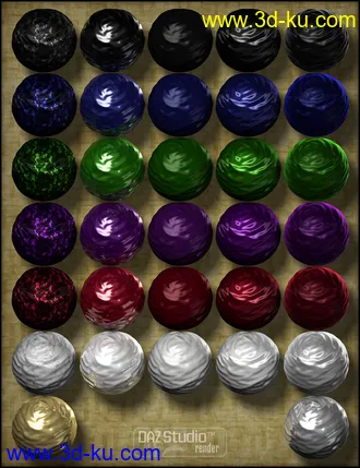 3D打印模型Phoebe's Fancy - Shaders for DAZ Studio and Poser的图片