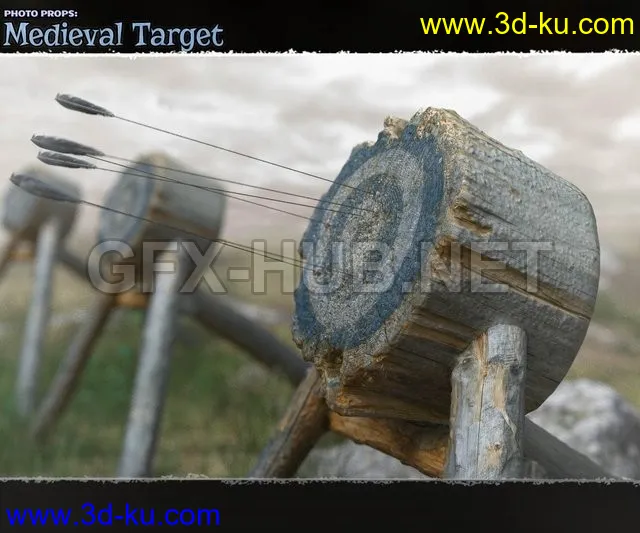 Photo Props - Medieval Target模型的图片1