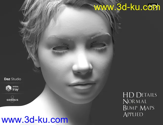 Phx Andie HD and Accessories for Genesis 8 Females模型的图片7