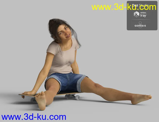 Phx Andie HD and Accessories for Genesis 8 Females模型的图片10