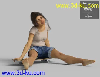 3D打印模型Phx Andie HD and Accessories for Genesis 8 Females的图片