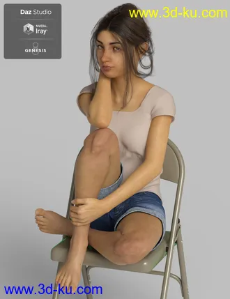 3D打印模型Phx Andie HD and Accessories for Genesis 8 Females的图片