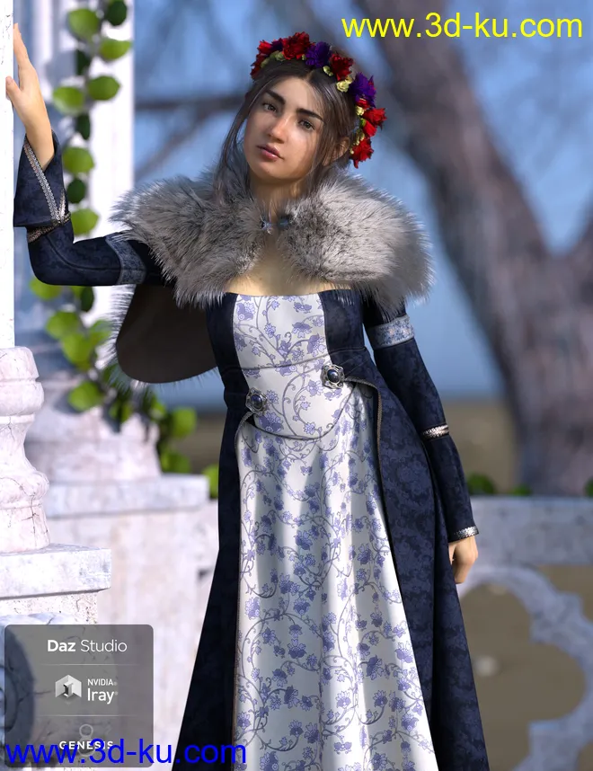 Phx Andie HD and Accessories for Genesis 8 Females模型的图片17