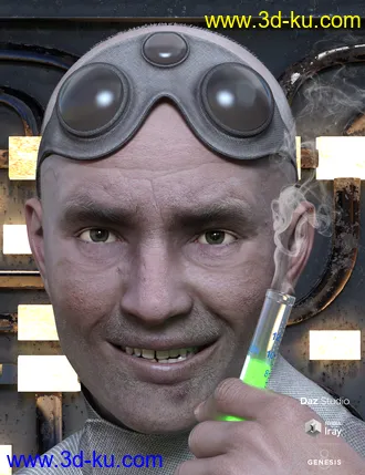 3D打印模型Phx Kade for Genesis 8 and 8.1 Male的图片