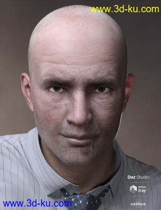 3D打印模型Phx Kade for Genesis 8 and 8.1 Male的图片