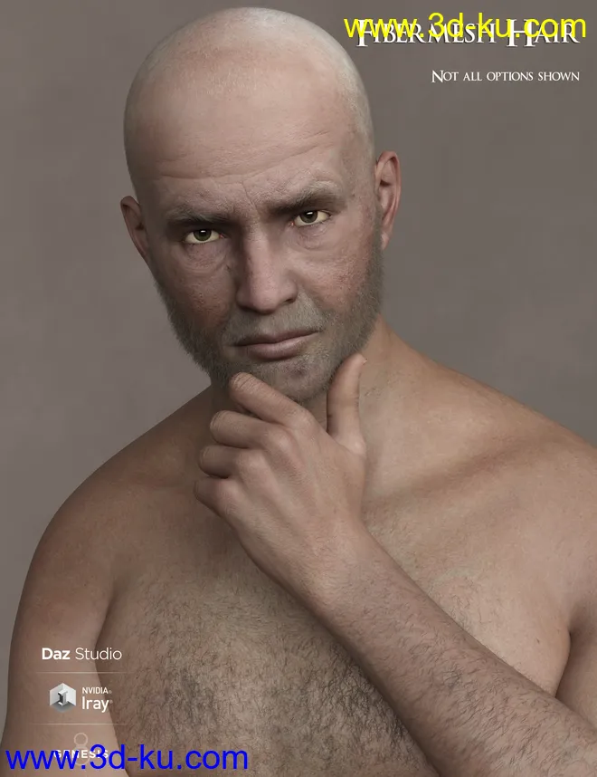 Phx Kade for Genesis 8 and 8.1 Male模型的图片8
