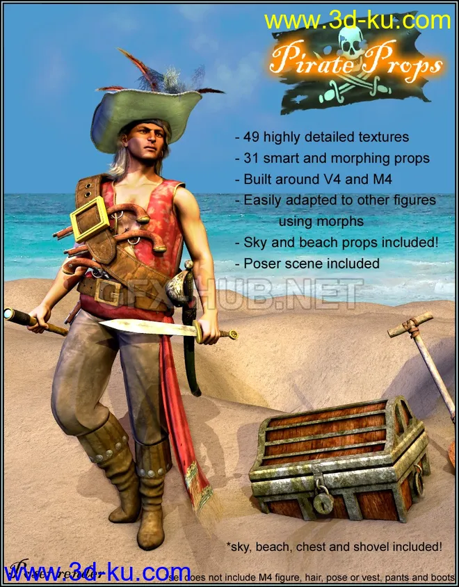 Pirate Props模型的图片1