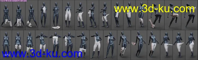 Playful Everyday 2 Poses and Clothes Vol. 1 for Genesis 8 Females模型的图片4