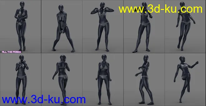Playful Everyday 2 Poses and Clothes Vol. 1 for Genesis 8 Females模型的图片5