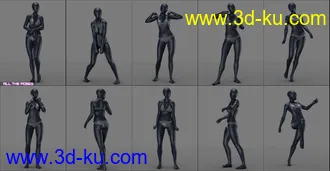 3D打印模型Playful Everyday 2 Poses and Clothes Vol. 1 for Genesis 8 Females的图片