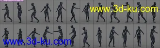 3D打印模型Playful Everyday 2 Poses and Clothes Vol. 1 for Genesis 8 Females的图片