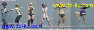 3D打印模型Playful Everyday 2 Poses and Clothes Vol. 1 for Genesis 8 Females的图片