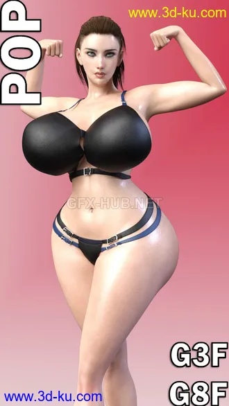 3D打印模型POP! Body Morph for G8F & G3F的图片