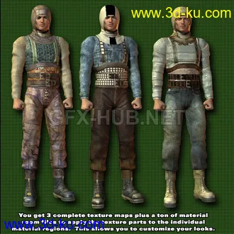 3D打印模型Post-Nuke for Xena's Urban Warrior for M4的图片