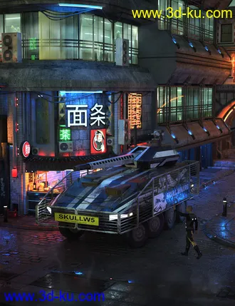 3D打印模型Postapocalyptic for APC Skullforge的图片