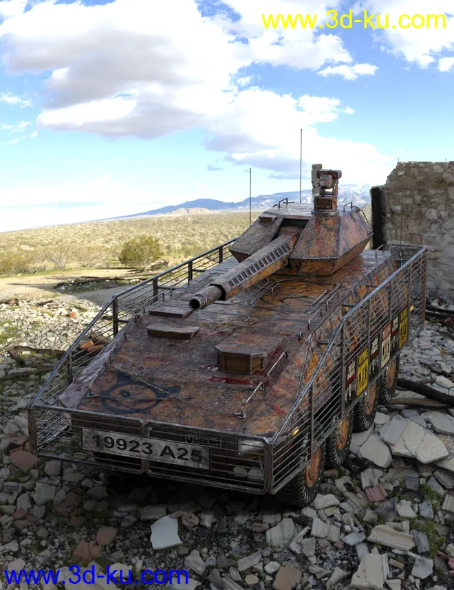 Postapocalyptic for APC Skullforge模型的图片3