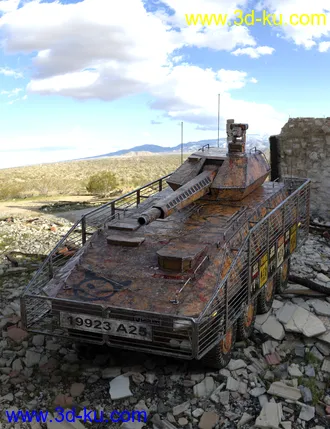 3D打印模型Postapocalyptic for APC Skullforge的图片