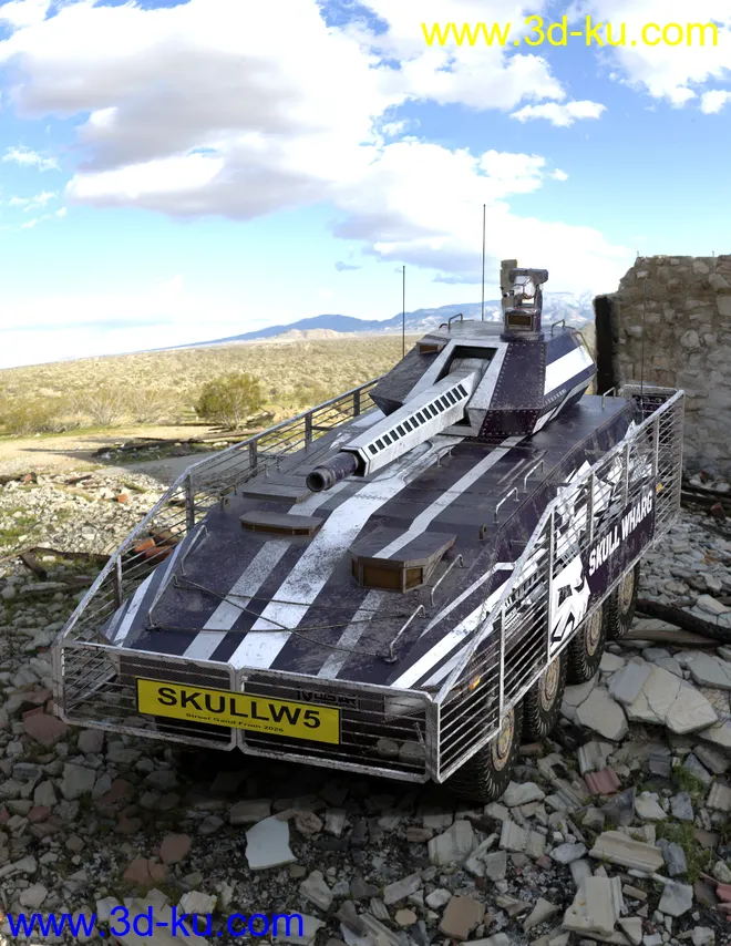 Postapocalyptic for APC Skullforge模型的图片4