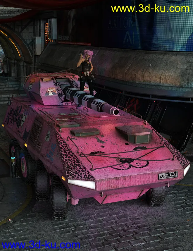 Postapocalyptic for APC Skullforge模型的图片6