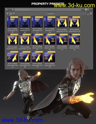 3D打印模型Power Blast Props for Victoria 7 and 8 and Michael 7 and 8的图片