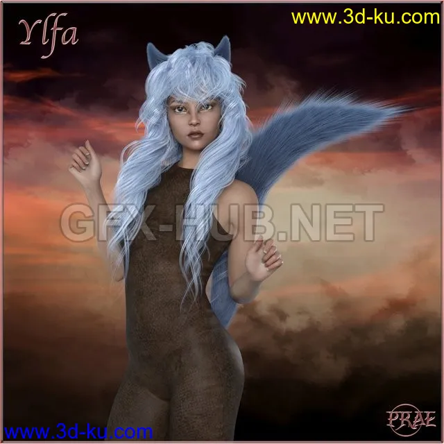 Prae-Ylfa For G8 Daz模型的图片1