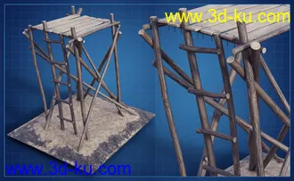 3D打印模型Primitive Medieval Campsite的图片