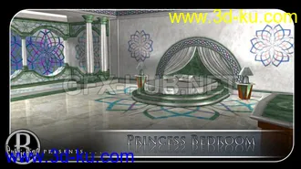 3D打印模型Princess Bedroom (Poser & OBJ)的图片