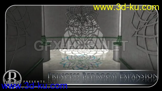 Princess Bedroom Expansion (Poser & OBJ)模型的图片1