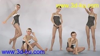 3D打印模型PTF Borderline Moods Poses and Expressions for Genesis 8 Female and Teen Kaylee 8的图片