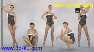 3D打印模型PTF Borderline Moods Poses and Expressions for Genesis 8 Female and Teen Kaylee 8的图片