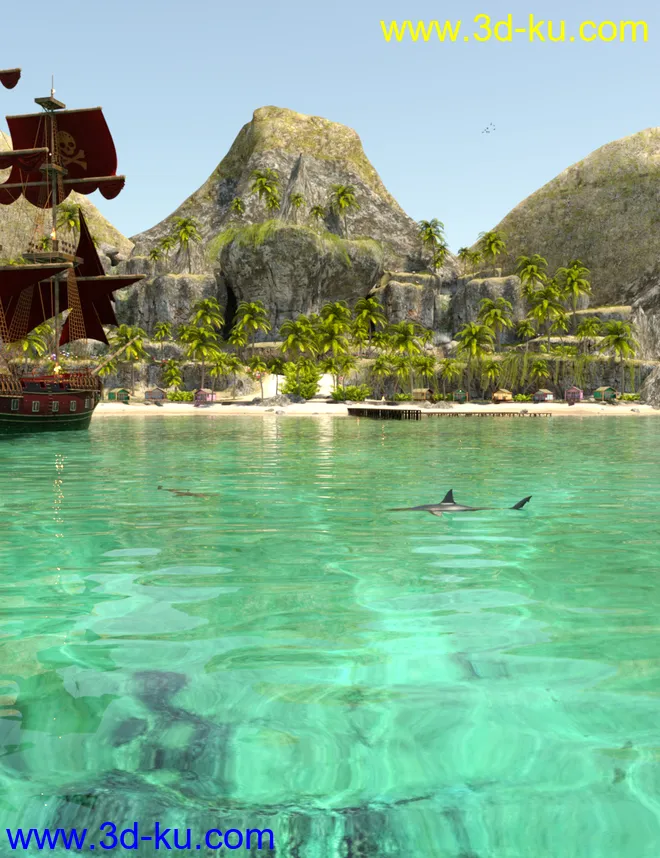 PW Caribbean Island模型的图片1